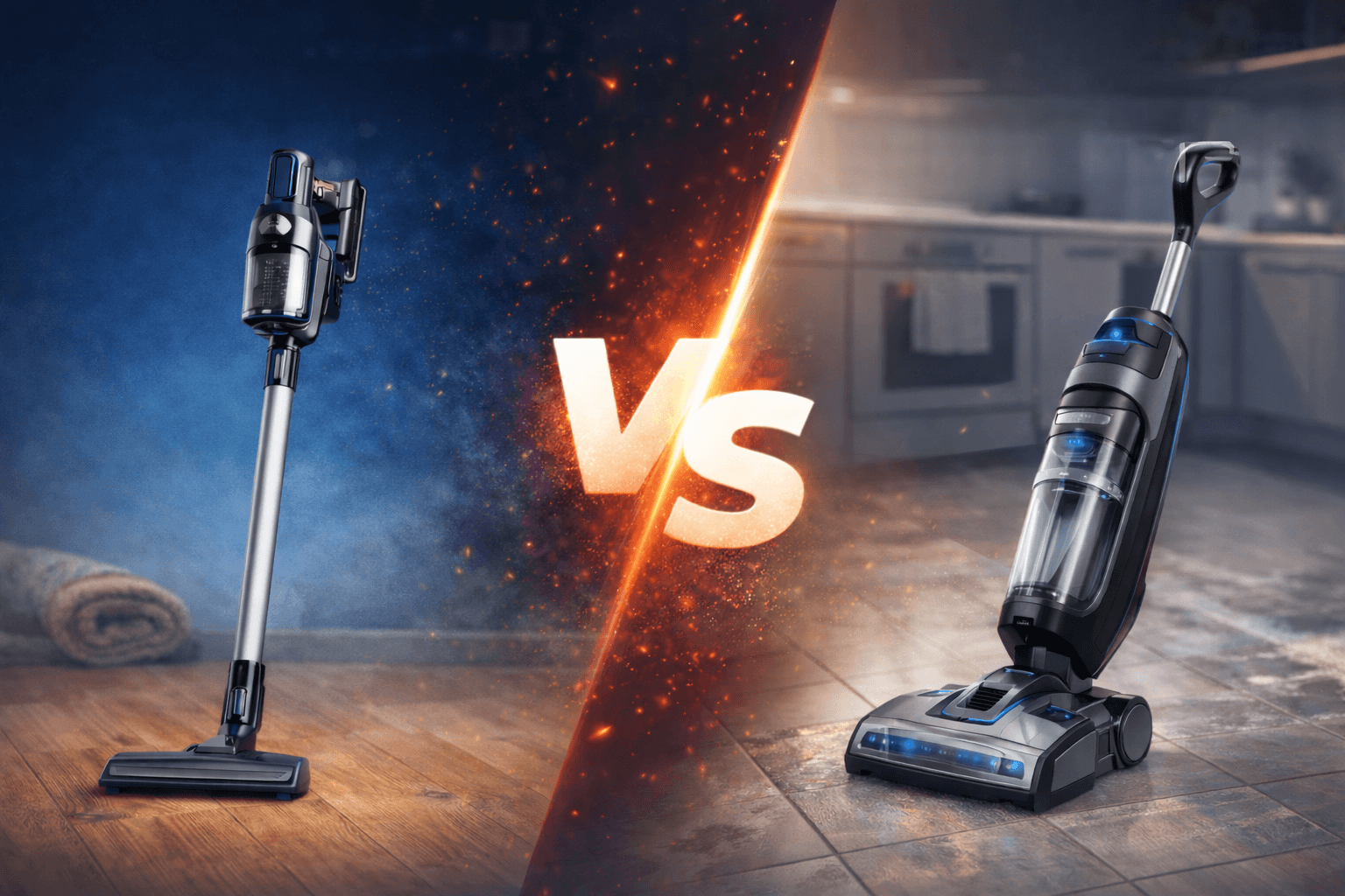 Aspirateur balai ou aspirateur laveur en 2026 : lequel choisir ? Comparatif Complet