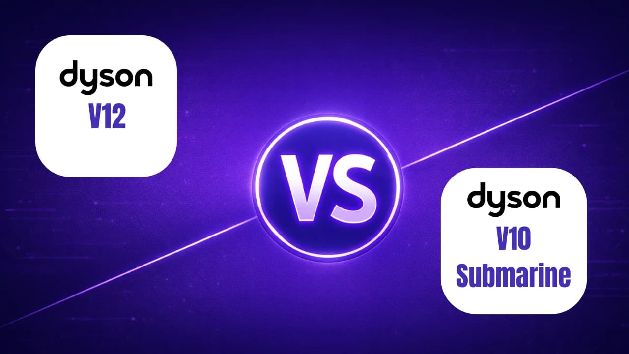 Illustration du comparatif : Dyson V12 vs Dyson V10 Submarine (2026) : comparatif complet et avis