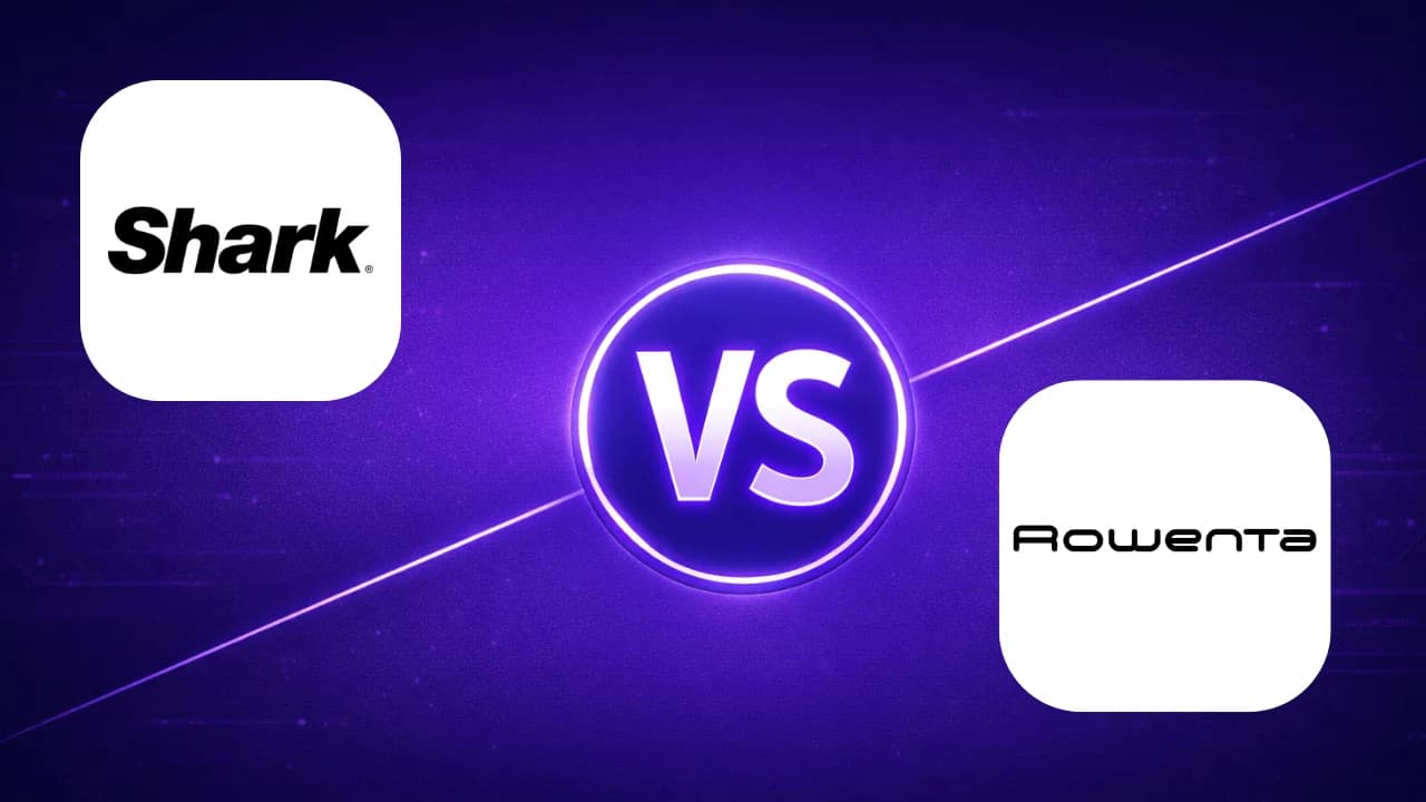 Illustration du comparatif : Shark vs Rowenta (2026) : comparatif complet et avis