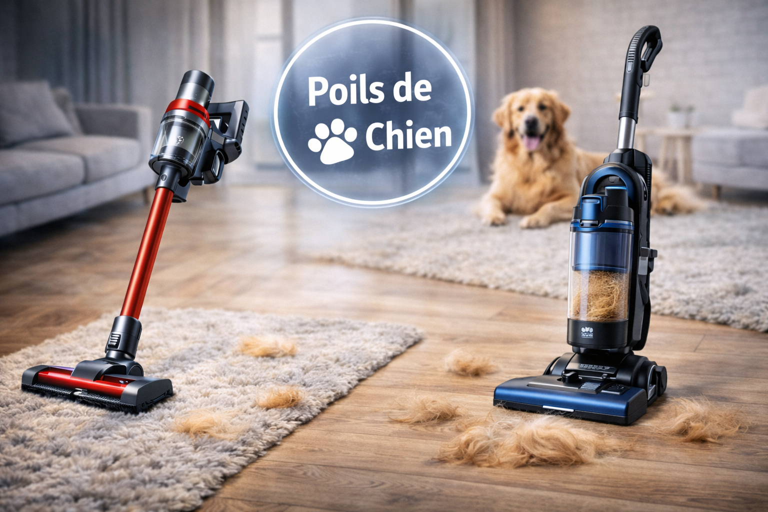 Quel aspirateur choisir pour les poils de chien en 2025 ? Guide & Comparatif